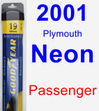 Passenger Wiper Blade for 2001 Plymouth Neon - Assurance