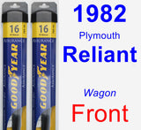 Front Wiper Blade Pack for 1982 Plymouth Reliant - Assurance