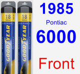 Front Wiper Blade Pack for 1985 Pontiac 6000 - Assurance