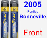 Front Wiper Blade Pack for 2005 Pontiac Bonneville - Assurance