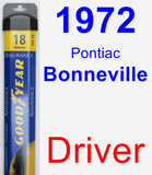 Driver Wiper Blade for 1972 Pontiac Bonneville - Assurance