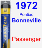 Passenger Wiper Blade for 1972 Pontiac Bonneville - Assurance