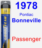 Passenger Wiper Blade for 1978 Pontiac Bonneville - Assurance