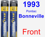 Front Wiper Blade Pack for 1993 Pontiac Bonneville - Assurance