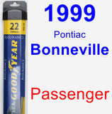 Passenger Wiper Blade for 1999 Pontiac Bonneville - Assurance