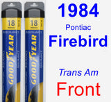 Front Wiper Blade Pack for 1984 Pontiac Firebird - Assurance