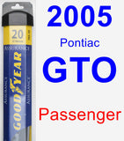 Passenger Wiper Blade for 2005 Pontiac GTO - Assurance