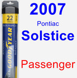 Passenger Wiper Blade for 2007 Pontiac Solstice - Assurance