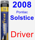 Driver Wiper Blade for 2008 Pontiac Solstice - Assurance