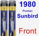 Front Wiper Blade Pack for 1980 Pontiac Sunbird - Assurance