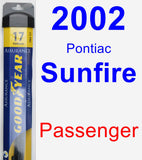 Passenger Wiper Blade for 2002 Pontiac Sunfire - Assurance