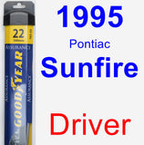 Driver Wiper Blade for 1995 Pontiac Sunfire - Assurance