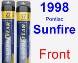 Front Wiper Blade Pack for 1998 Pontiac Sunfire - Assurance