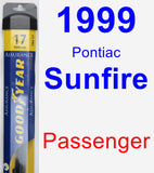 Passenger Wiper Blade for 1999 Pontiac Sunfire - Assurance