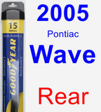 Rear Wiper Blade for 2005 Pontiac Wave - Assurance