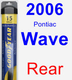 Rear Wiper Blade for 2006 Pontiac Wave - Assurance