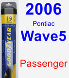 Passenger Wiper Blade for 2006 Pontiac Wave5 - Assurance