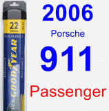 Passenger Wiper Blade for 2006 Porsche 911 - Assurance