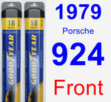 Front Wiper Blade Pack for 1979 Porsche 924 - Assurance