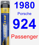 Passenger Wiper Blade for 1980 Porsche 924 - Assurance