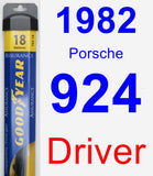 Driver Wiper Blade for 1982 Porsche 924 - Assurance