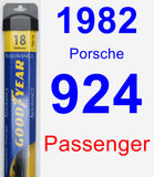 Passenger Wiper Blade for 1982 Porsche 924 - Assurance