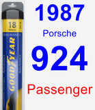 Passenger Wiper Blade for 1987 Porsche 924 - Assurance