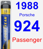 Passenger Wiper Blade for 1988 Porsche 924 - Assurance