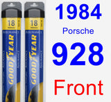 Front Wiper Blade Pack for 1984 Porsche 928 - Assurance