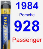 Passenger Wiper Blade for 1984 Porsche 928 - Assurance