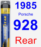 Rear Wiper Blade for 1985 Porsche 928 - Assurance