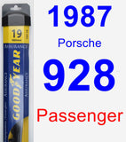 Passenger Wiper Blade for 1987 Porsche 928 - Assurance