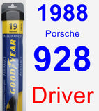 Driver Wiper Blade for 1988 Porsche 928 - Assurance