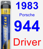 Driver Wiper Blade for 1983 Porsche 944 - Assurance