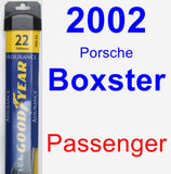 Passenger Wiper Blade for 2002 Porsche Boxster - Assurance