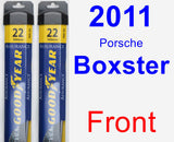 Front Wiper Blade Pack for 2011 Porsche Boxster - Assurance