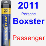 Passenger Wiper Blade for 2011 Porsche Boxster - Assurance