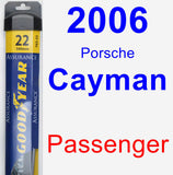 Passenger Wiper Blade for 2006 Porsche Cayman - Assurance