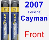 Front Wiper Blade Pack for 2007 Porsche Cayman - Assurance