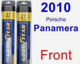 Front Wiper Blade Pack for 2010 Porsche Panamera - Assurance