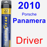 Driver Wiper Blade for 2010 Porsche Panamera - Assurance