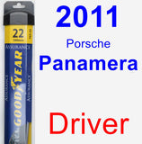 Driver Wiper Blade for 2011 Porsche Panamera - Assurance