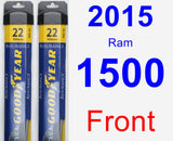 Front Wiper Blade Pack for 2015 Ram 1500 - Assurance