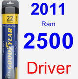 Driver Wiper Blade for 2011 Ram 2500 - Assurance