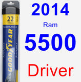 Driver Wiper Blade for 2014 Ram 5500 - Assurance