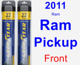 Front Wiper Blade Pack for 2011 Ram Ram Pickup - Assurance