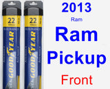 Front Wiper Blade Pack for 2013 Ram Ram Pickup - Assurance