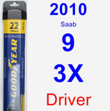 Driver Wiper Blade for 2010 Saab 9-3X - Assurance