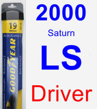 Driver Wiper Blade for 2000 Saturn LS - Assurance