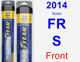 Front Wiper Blade Pack for 2014 Scion FR-S - Assurance